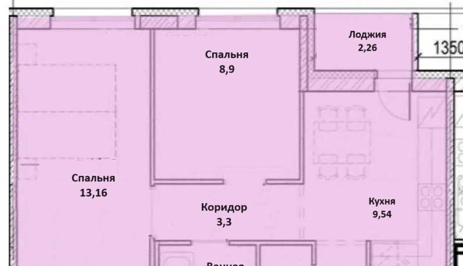 квартира г Кудрово Северное Кудрово пр-кт Строителей 5к/1 ЖК iD Kudrovo Улица Дыбенко, Заневское городское поселение фото 19