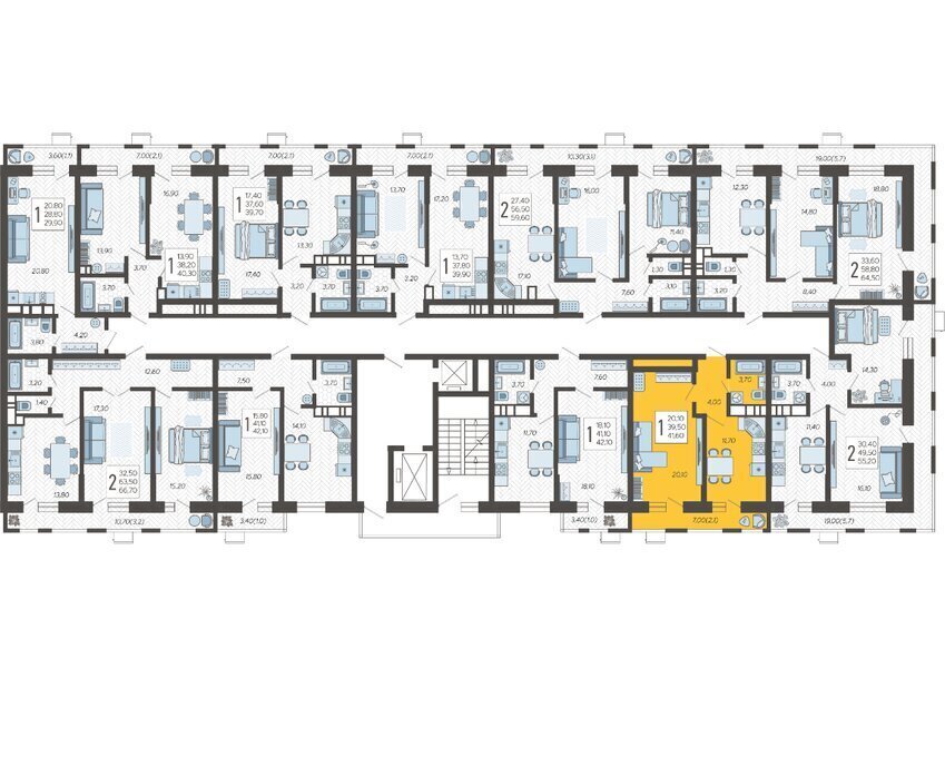 квартира г Краснодар микрорайон 9-й километр ул Ярославская 115/7 фото 2