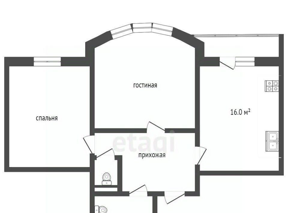 квартира г Ярославль р-н Заволжский ул Приозерная 5 фото 28