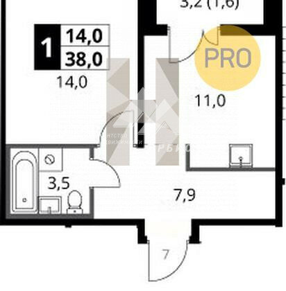 квартира г Москва метро Саларьево метро Коммунарка ТиНАО ш Киевское 22 фото 5