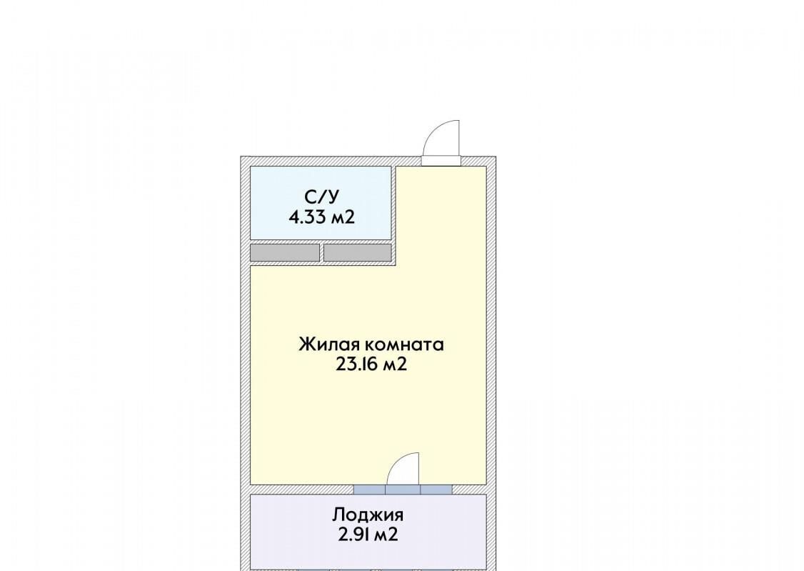 квартира г Краснодар р-н Прикубанский Школьный микрорайон ул Школьная 1 фото 2