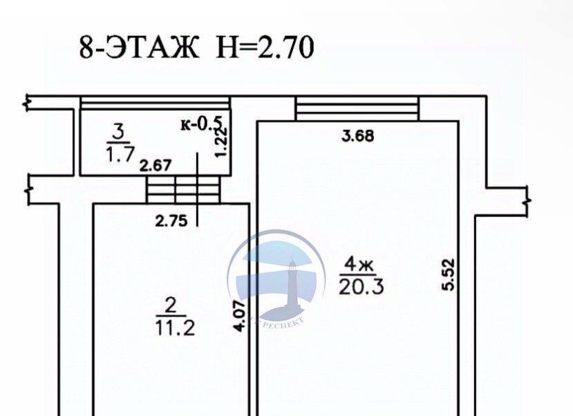 квартира г Калининград р-н Центральный ул Бассейная 38 фото 12