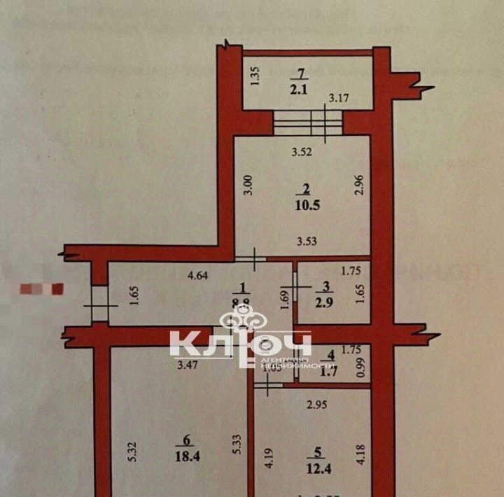 квартира г Стерлитамак ул Строителей 4 фото 19