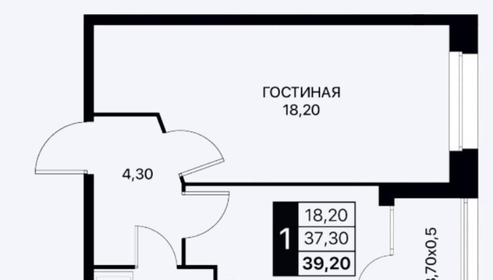 квартира г Ростов-на-Дону р-н Пролетарский Берберовка ул Горсоветская 49с/1 ЖК «Свобода» фото 1