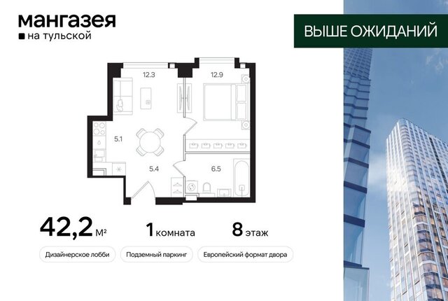 метро Тульская ЮАО Даниловский ЖК «Мангазея на Тульской» фото