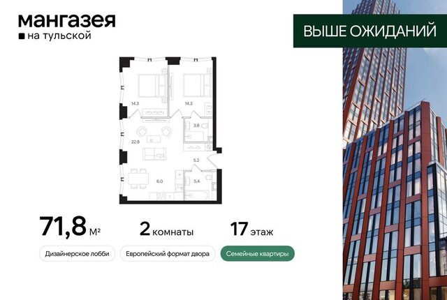 метро Тульская ЮАО Даниловский ЖК «Мангазея на Тульской» фото