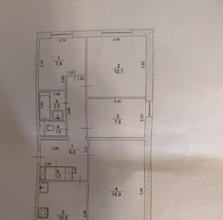 квартира г Ульяновск р-н Засвияжский ул Рябикова 122 фото 2