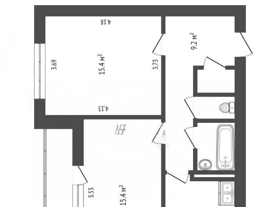 квартира г Москва метро Бабушкинская ул Лётчика Бабушкина 16к/2 фото 2