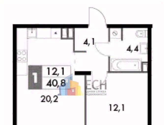 квартира г Москва проезд Нансена 3 Ботанический сад фото 2