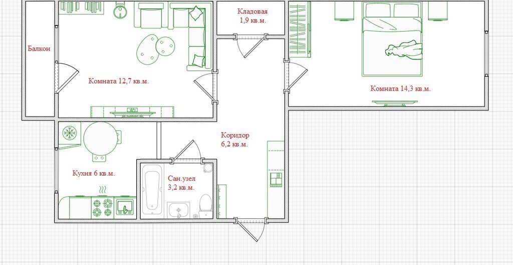 квартира г Волжский ул Машиностроителей 3 фото 10