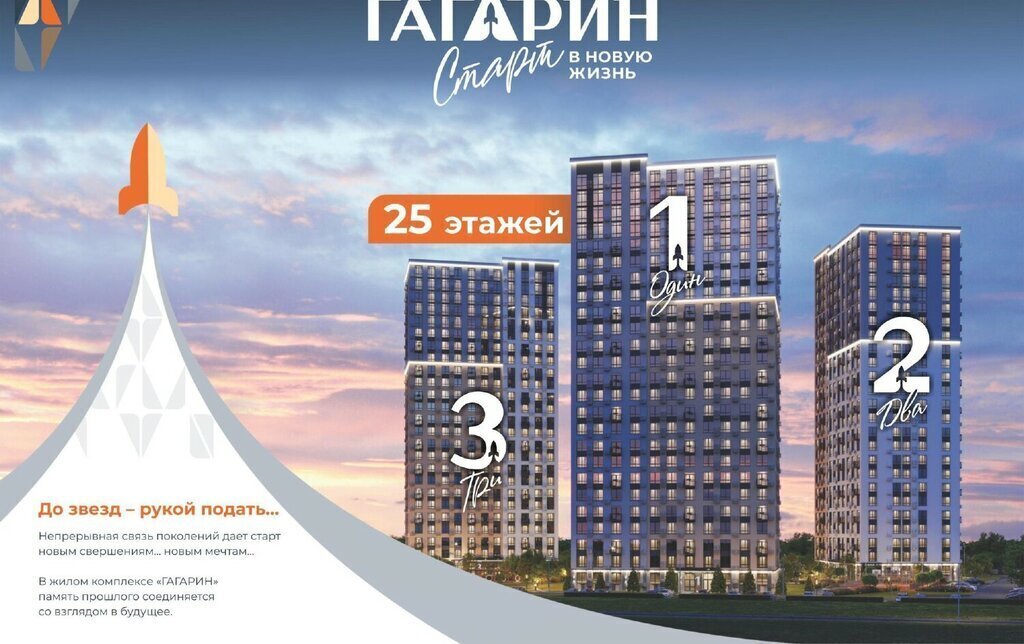 квартира г Астрахань р-н Советский ул Космонавтов 18/2 ЖК «ГАГАРИН» фото 8