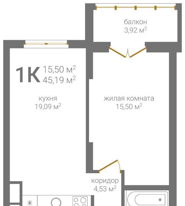 квартира г Нижний Новгород Горьковская ул 2-я Оранжерейная 6а фото 3