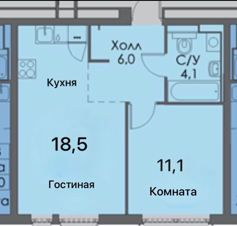 квартира г Санкт-Петербург метро Лесная Выборгская сторона пр-кт Большой Сампсониевский 69к/3 Кантемировская 11 округ Сампсониевское фото 11