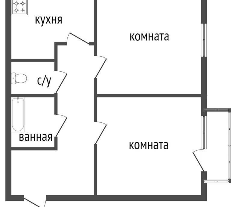 квартира г Нижний Тагил р-н Ленинский пр-кт Мира 26 фото 14