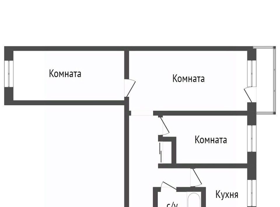 квартира г Комсомольск-на-Амуре Центральный округ ул Комсомольская 61 фото 13