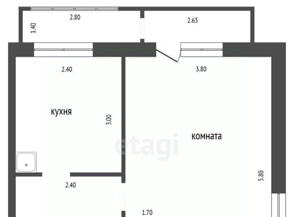 квартира г Красноярск р-н Ленинский ул Юности 2 фото 16