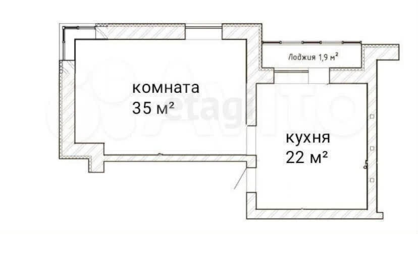 квартира г Тольятти ул 40 лет Победы 45ак/1 фото 19