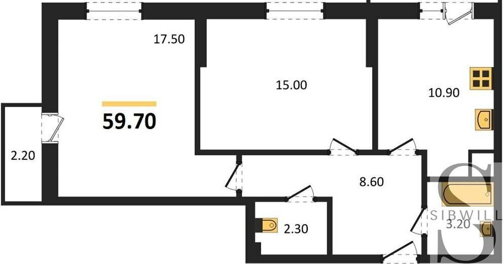 квартира г Новосибирск ул Бородина 54 Площадь Маркса фото 1