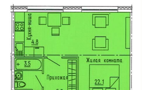 квартира г Пенза Пенза-2 ул Яшиной 10 ЖК «Лугометрия» р-н Октябрьский фото 1