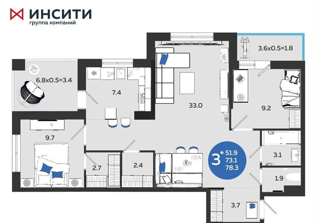 р-н Прикубанский б-р им. Адмирала Пустошкина 11 корп. 3 фото