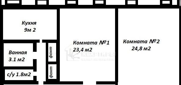 квартира г Санкт-Петербург метро Петроградская Большой пр-т Петроградской стороны, 61/3 фото 10