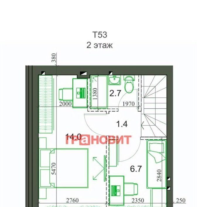 дом р-н Новосибирский с Новолуговое мкр Березки 2 5-й кв-л, 14/1/1 фото 24