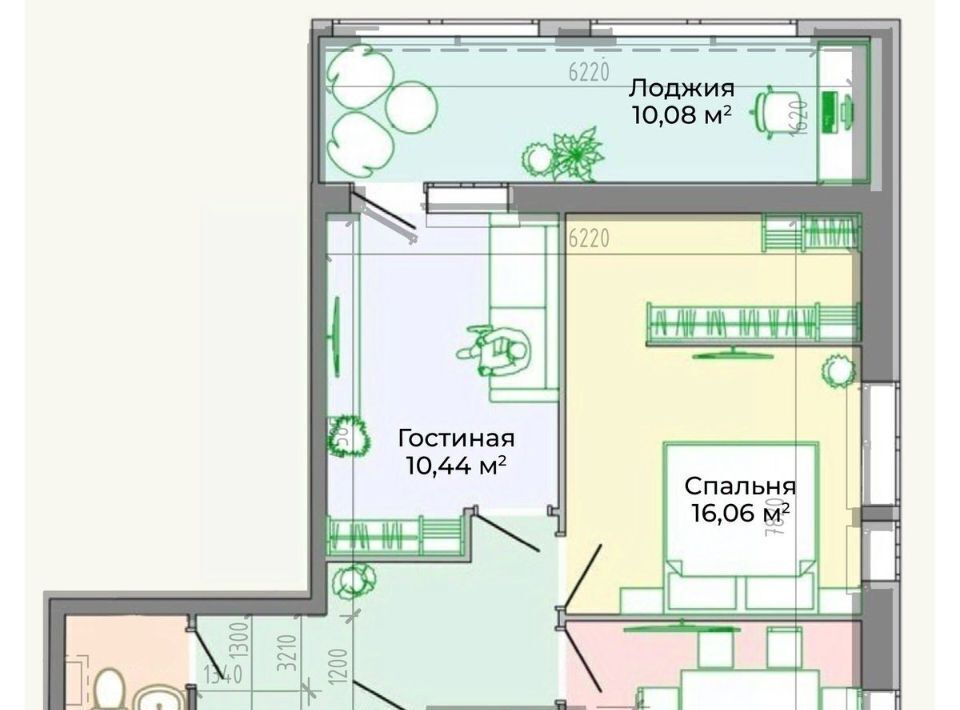 квартира г Хабаровск р-н Кировский ул Тихоокеанская ЖК «Нордик» фото 1