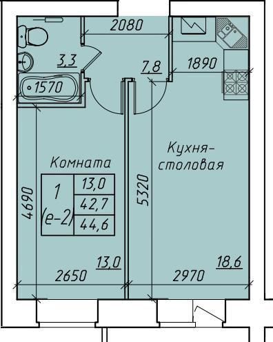 квартира г Вологда ул Молодежная 3 ЖК «Династия» фото 10