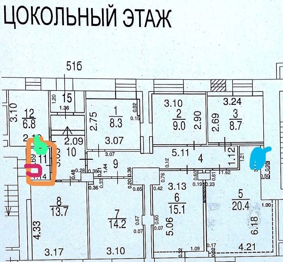 свободного назначения г Москва метро Преображенская площадь ул Преображенский Вал 24к/1 муниципальный округ Преображенское фото 7