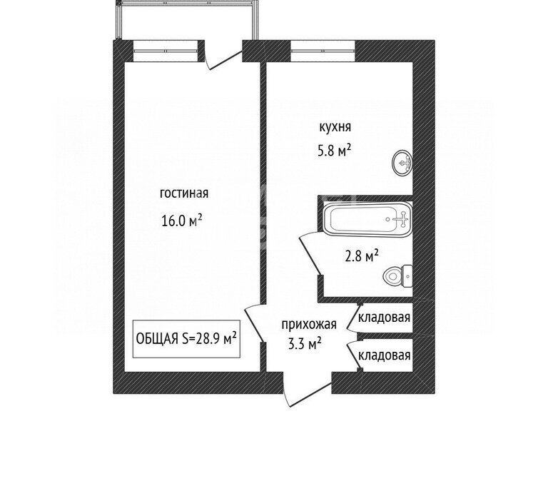 квартира г Ленинск-Кузнецкий пр-кт Кирова 93 фото 12