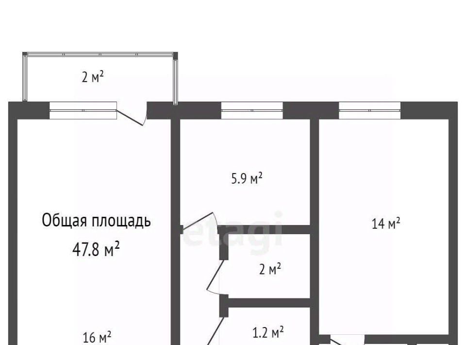 квартира г Брянск р-н Володарский ул Чернышевского 58 фото 2