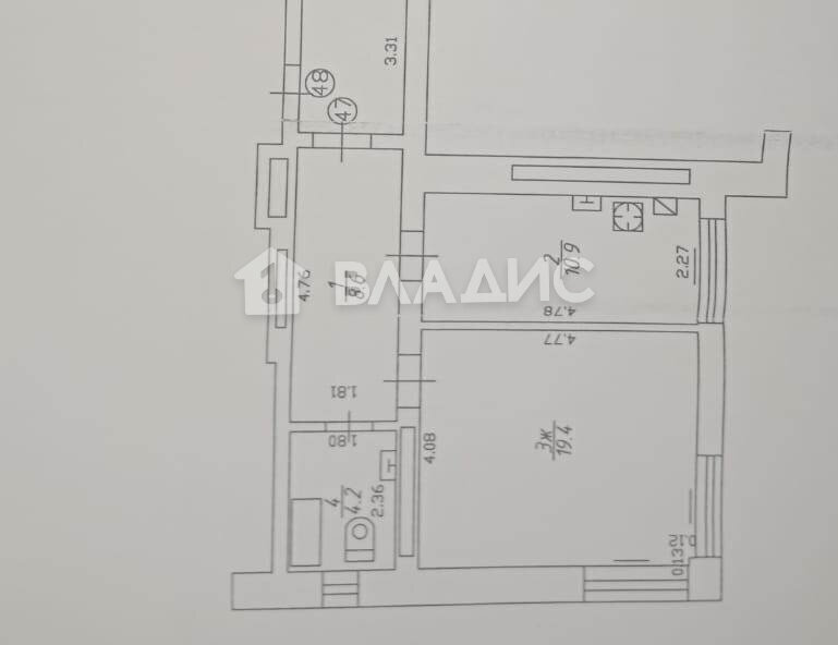 квартира г Калининград р-н Ленинградский ул Горького 207 фото 17