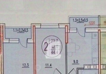 квартира г Краснодар р-н Прикубанский ул Западный Обход 42/3к 1 ЖК «Спортивная Деревня» фото 21