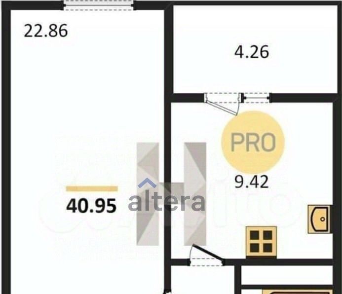 квартира г Казань метро Горки р-н Советский ул Рашида Нежметдинова 11к/5 ЖК «Светлая долина» фото 2