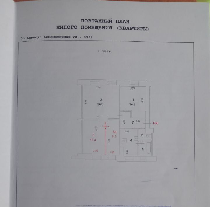 комната г Москва метро Авиамоторная ул Авиамоторная 49/1 фото 3