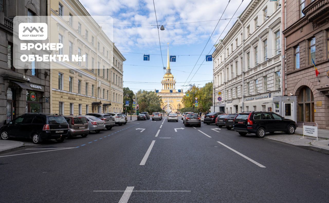 квартира г Санкт-Петербург метро Адмиралтейская ул Гороховая 4 фото 21