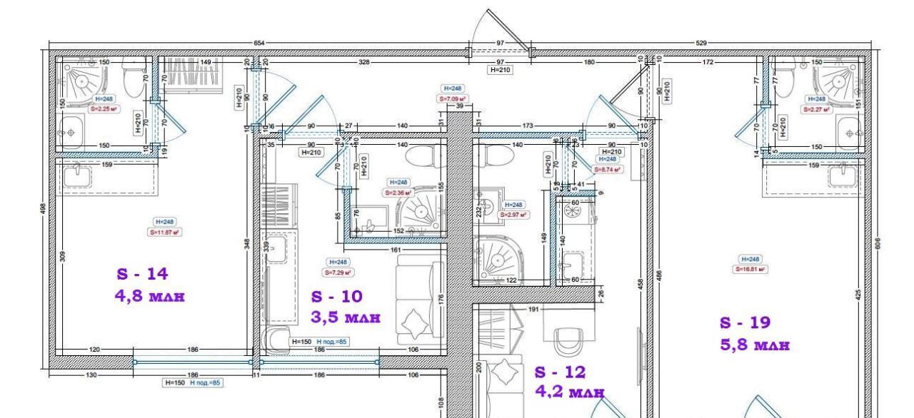 квартира г Москва метро Улица Академика Янгеля ул Газопровод 3к/1 фото 12