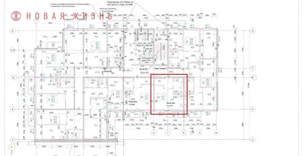 квартира г Самара р-н Октябрьский Гагаринская проезд 4-й 67 ЖК «Логика» фото 3