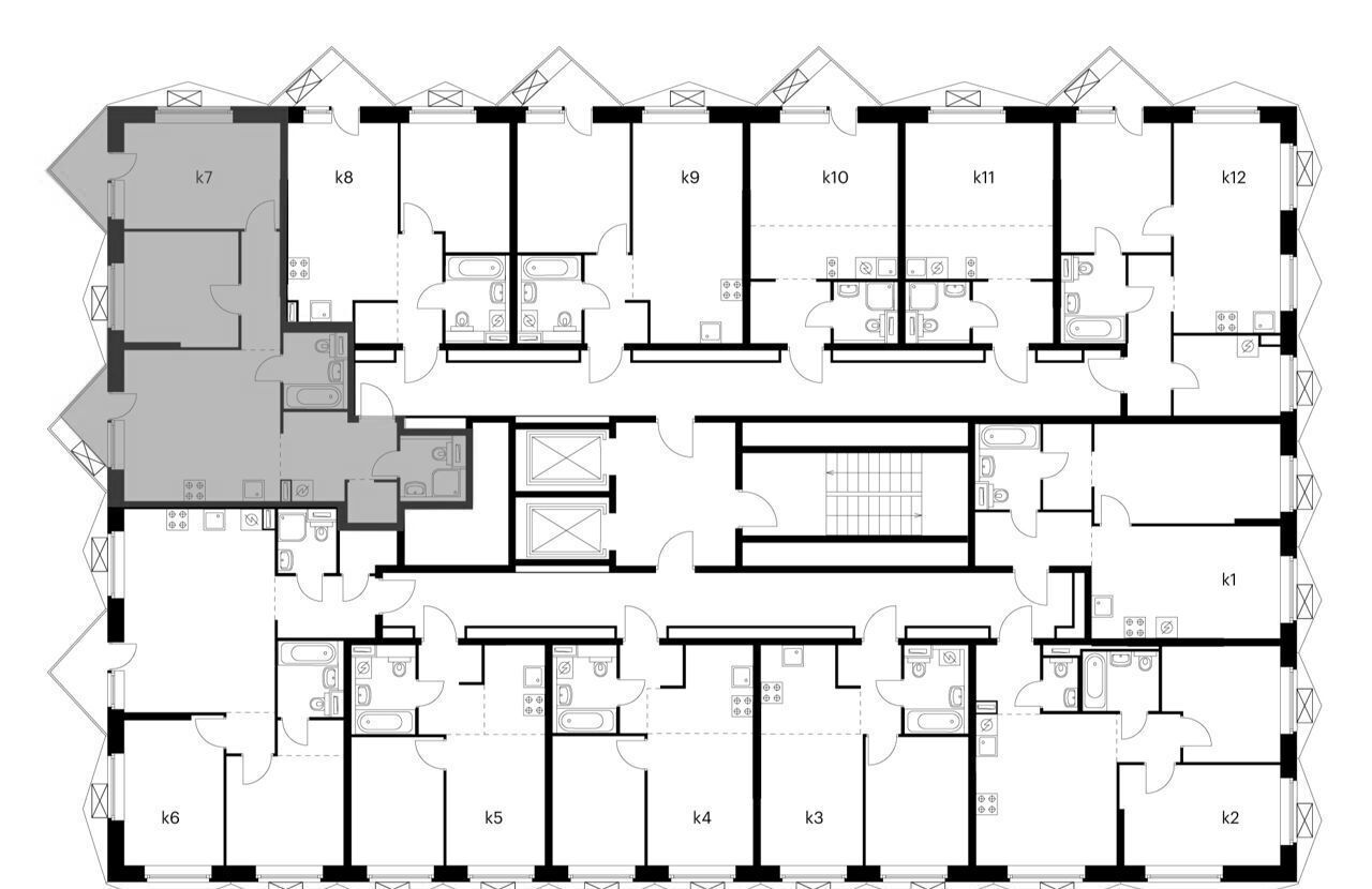 квартира г Москва метро Ховрино ул Ижорская з/у 6/6, корп. 1. 3 фото 2