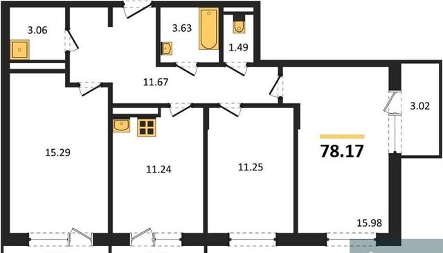 квартира р-н Советский ул Острогожская 164 фото