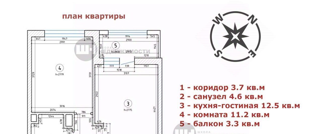 квартира г Санкт-Петербург метро Комендантский Проспект аллея Арцеуловская 7к/1 ЖК Полис Приморский 2 округ Юнтолово фото 2