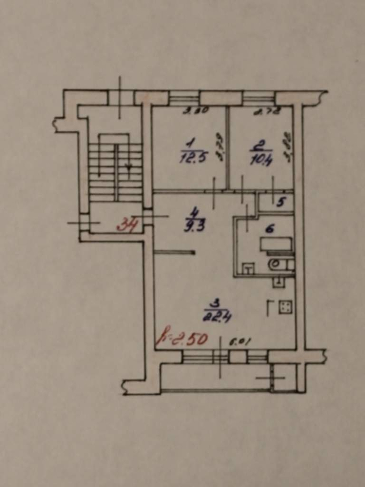 квартира г Ярославль р-н Фрунзенский ул Калинина 37к/2 фото 3