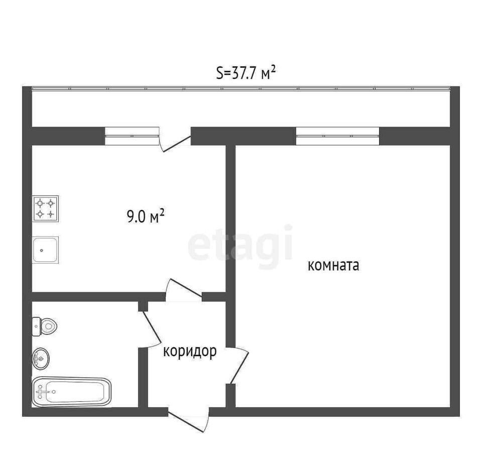 квартира г Усинск ул Строителей 4 фото 7