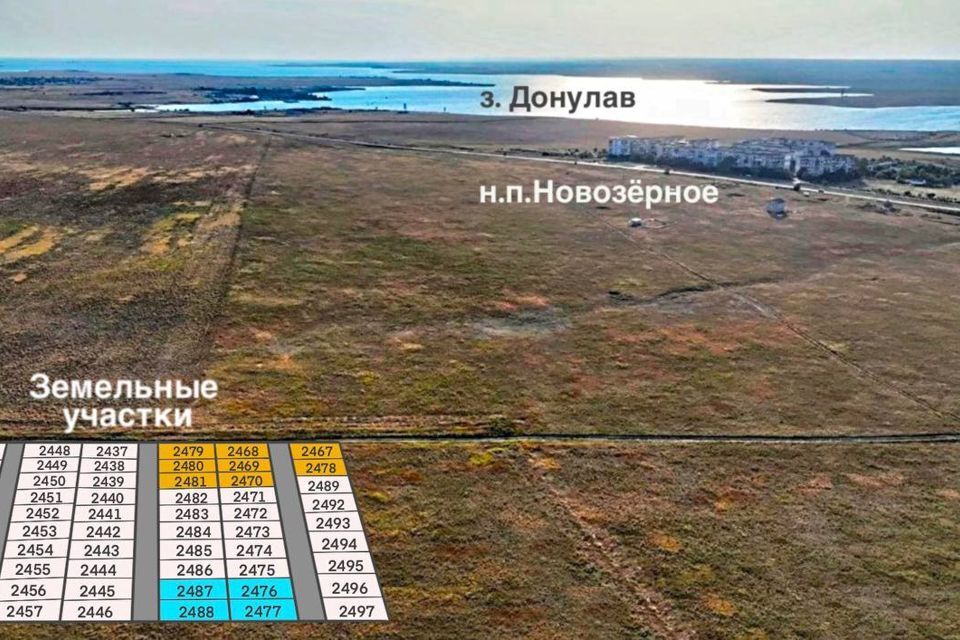 земля городской округ Евпатория, посёлок городского типа Новоозёрное фото 1