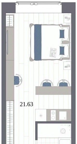 квартира г Санкт-Петербург метро Ладожская пр-кт Энергетиков 8к/2 Апарт-отель «Ladozhsky Avenir» округ Большая Охта фото 1