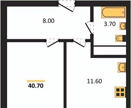 квартира г Воронеж р-н Железнодорожный б-р Содружества 1 фото 1