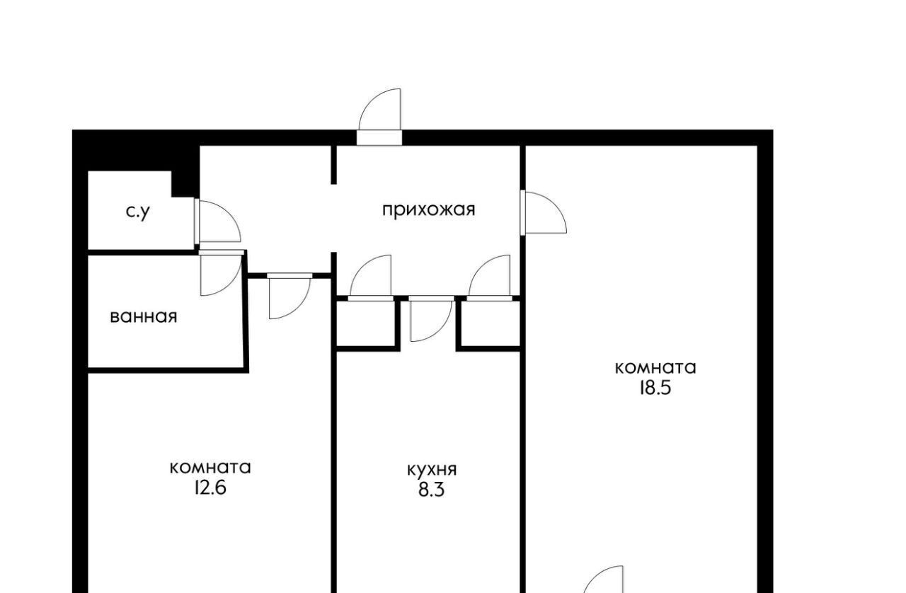 квартира г Краснодар р-н Западный ул им. Думенко 6 ЖК «Юбилейный» фото 10