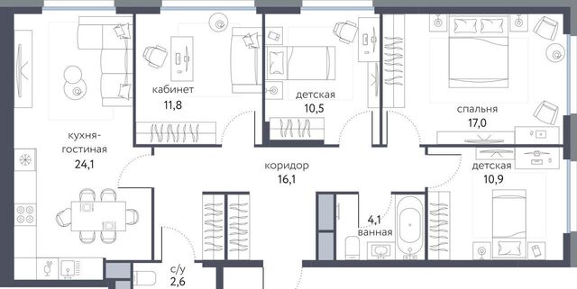 квартира метро Бульвар Рокоссовского ул Тагильская 2 корп. 1 фото