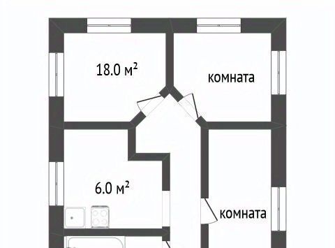 комната г Кострома ул Депутатская 58 фото 2