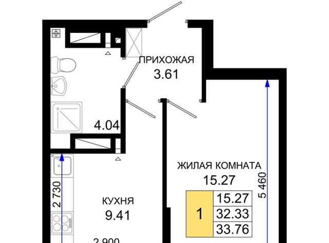 квартира р-н Октябрьский ЖК «Октябрь Парк» фото